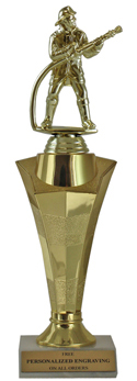 Fireman Star Column Trophy