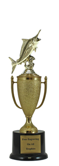 11" Marlin Cup Pedestal Trophy