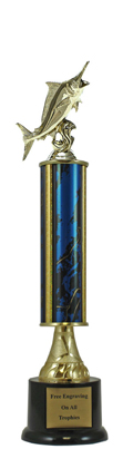 15" Marlin Pedestal Trophy
