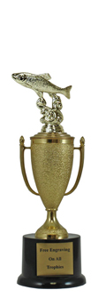 11" Trout Cup Pedestal Trophy