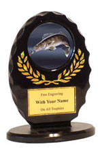 5" Oval Walleye Award