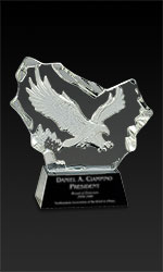 Soaring Eagle Crystal Award