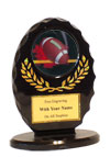5" Oval Football Award