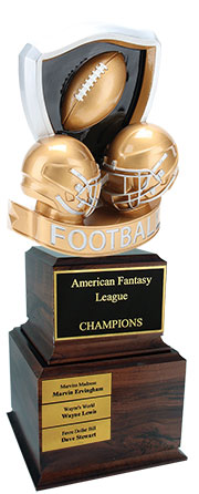 Perpetual Fantasy Football Dueling Teams Trophy