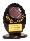 5" Oval 3-D Football Award