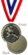 Antique Gold Football Medal