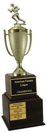 Perpetual Fantasy Football Cup Trophy