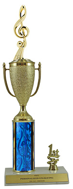 15" Music G-Clef Cup Trim Trophy