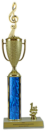 17" Music G-Clef Cup Trim Trophy