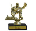 5" Goalie Economy Trophy with Black Marble base