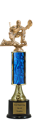 12" Goalie Pedestal Trophy