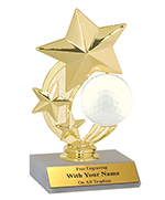 5" Golf Ball Spinner Trophy
