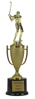 12" Golf Cup Pedestal Trophy