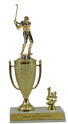 10" Golf Cup Trim Trophy