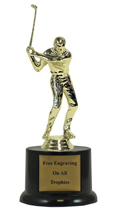 7" Pedestal Golf Trophy