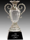 Crystal Cup Silver Handles Award