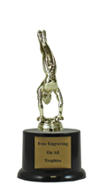 7" Pedestal Gymnastics Trophy