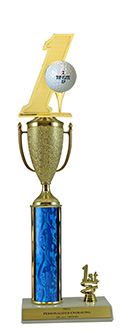 16" Hole in One Cup Trim Trophy