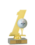 6" Hole in One Economy Trophy