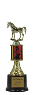 10" Arabian Horse Pedestal Trophy