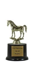 6" Pedestal Arabian Horse Trophy