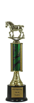12" Draft Horse Pedestal Trophy