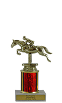 7" Horse Jumping Economy Trophy