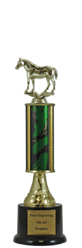 12" Quarter Horse Pedestal Trophy