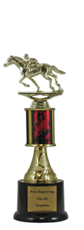 10" Horse Racing Pedestal Trophy