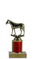 7" Thoroughbred Horse Economy Trophy