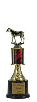 10" Thoroughbred Horse Pedestal Trophy