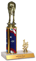 9" Horse Rear Trim Trophy