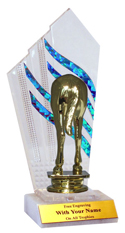 "Flames" Horse Rear Trophy