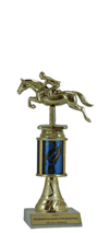 9" Excalibur Jumping Horse Trophy