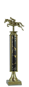 15" Excalibur Jumping Horse Trophy