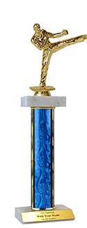 14" Karate Double Marble Trophy