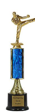 13" Karate Pedestal Trophy