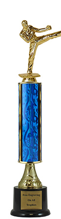 15" Karate Pedestal Trophy