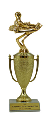 8" Go Kart Cup Trophy