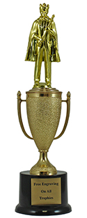 12" King Cup Pedestal Trophy