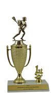 10" Lacrosse Cup Trim Trophy