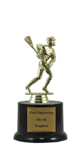 7" Pedestal Lacrosse Trophy