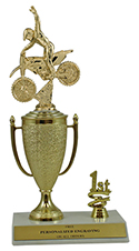 10" Motocross Cup Trim Trophy