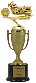 11" Motorcycle Cup Pedestal Trophy