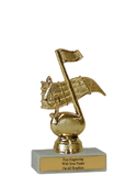5" Music Note Economy Trophy
