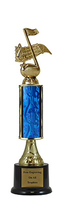 12" Music Note Pedestal Trophy