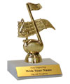 5" Music Note Trophy