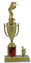 12" Paintball Cup Trim Trophy
