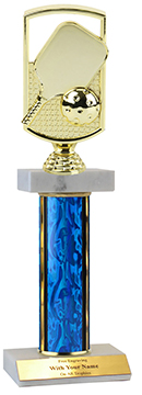 12" Pickleball Double Marble Trophy