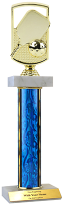 14" Pickleball Double Marble Trophy